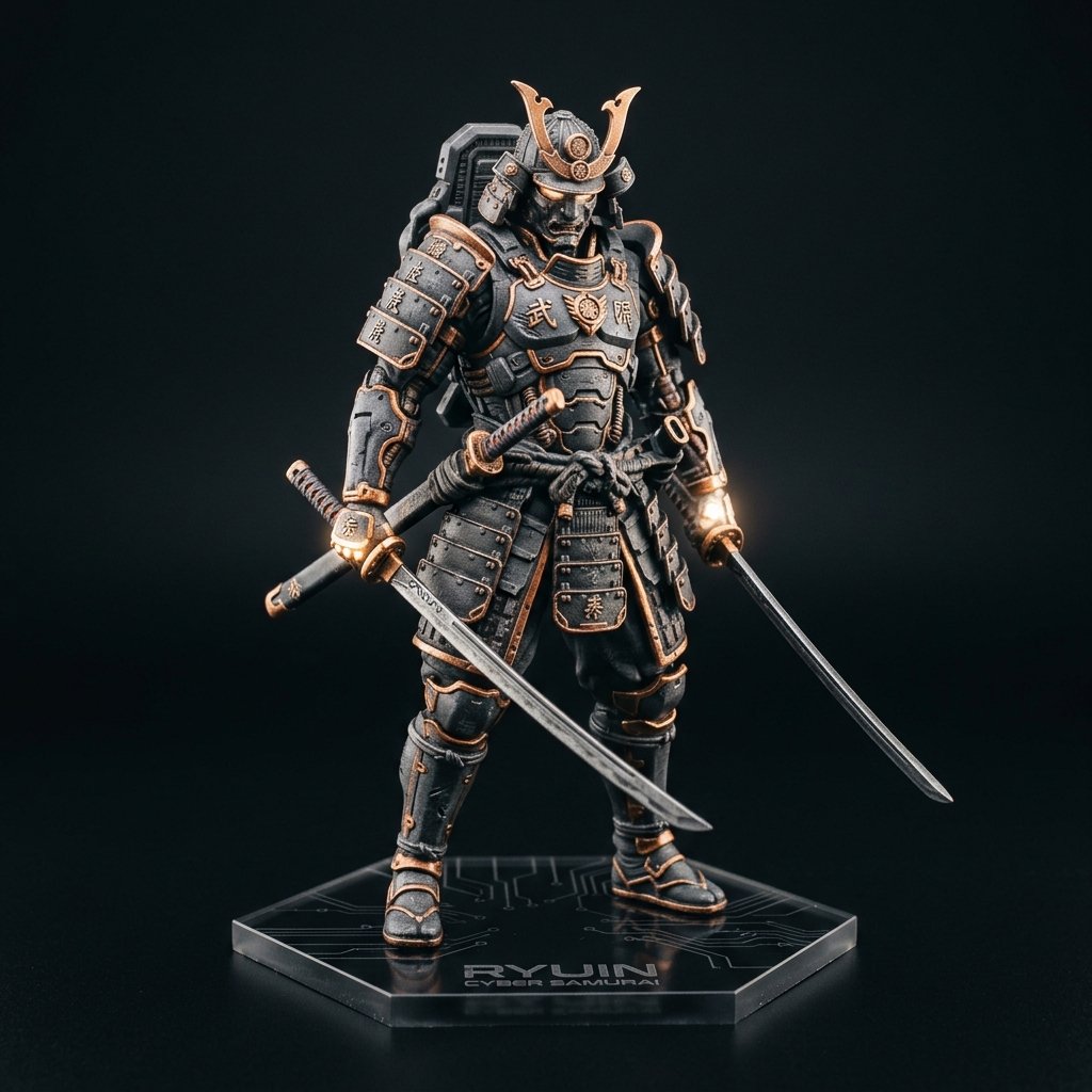 Cyber Samurai Ronin Figürü